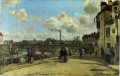 Ansicht von Pontoise quai au pothuis 1868 Camille Pissarro